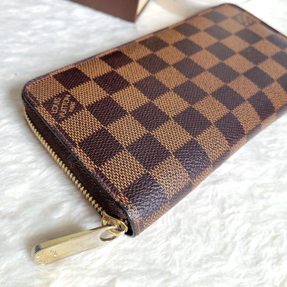 💕Authentic LOUIS VUITTON Zippy Wallet Damier Ebene - Picture 16 of 16
